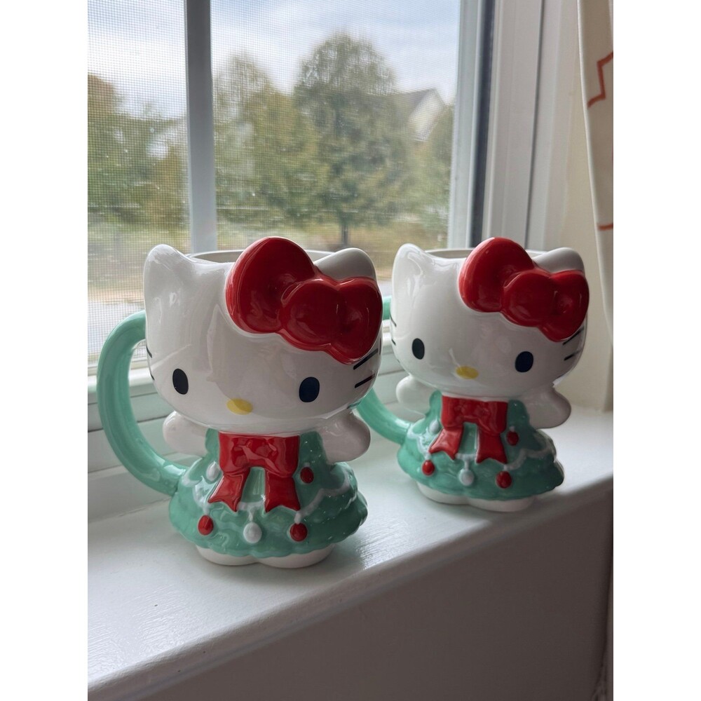Hello Kitty Christmas Mug 22 oz. - Set of 2, new.
